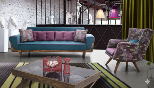 Retro/Vintage Sofa Sets