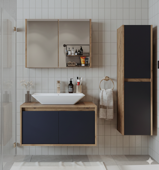 Bathroom Cabinet, Mirror Cabinet, Laundry Cabinet