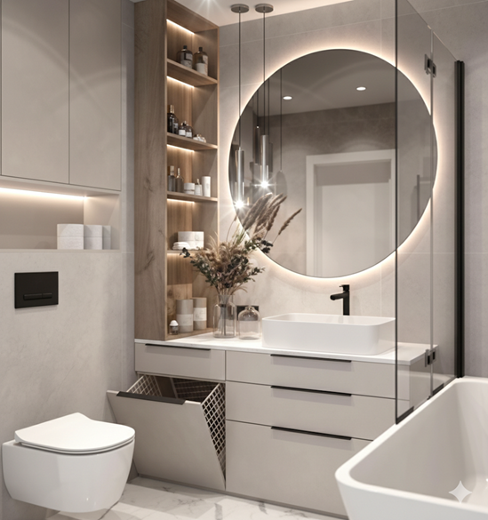 Bathroom Cabinet, Mirror Cabinet, Laundry Cabinet